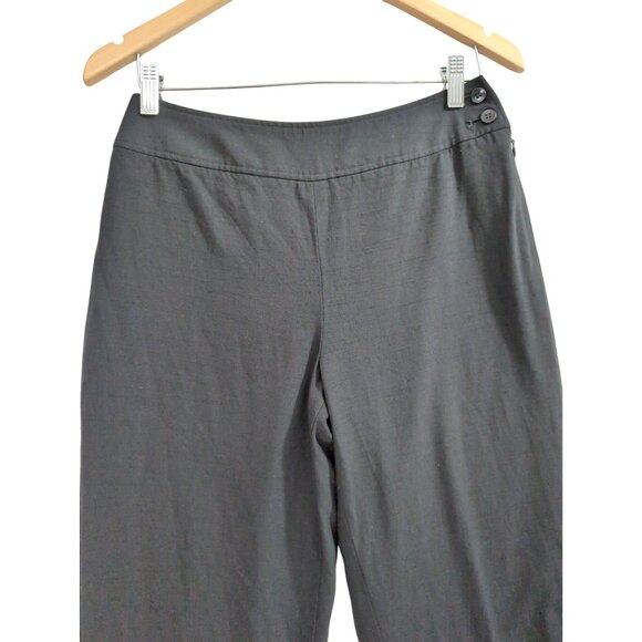Talbots Wool Pants Womens 4 Black Career Professional Capsule Minimalist - Picture 3 of 12